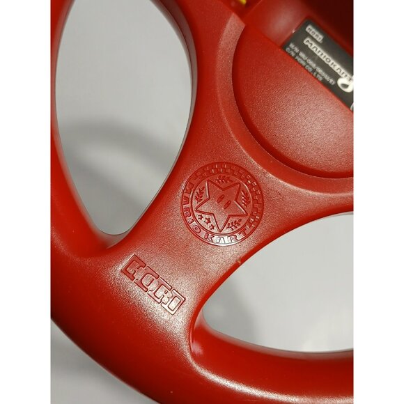 Nintendo Wii + Wii U Mario Kart 8 Mario Red Steering Wheel Hori - Picture 5 of 10